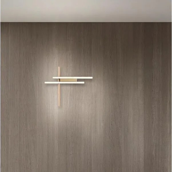 Ondaluce - Димируемо LED стенно осветително тяло MOVIDA LED/20W/230V златисто