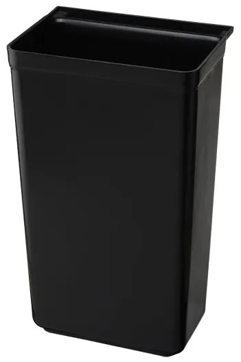 Пластмасов контейнер за количка за кухненски отпадъци черен 33x23x56cм 035A GX