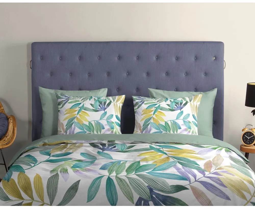 Зелено единично памучно спално бельо 140x200 cm Marcus – Good Morning