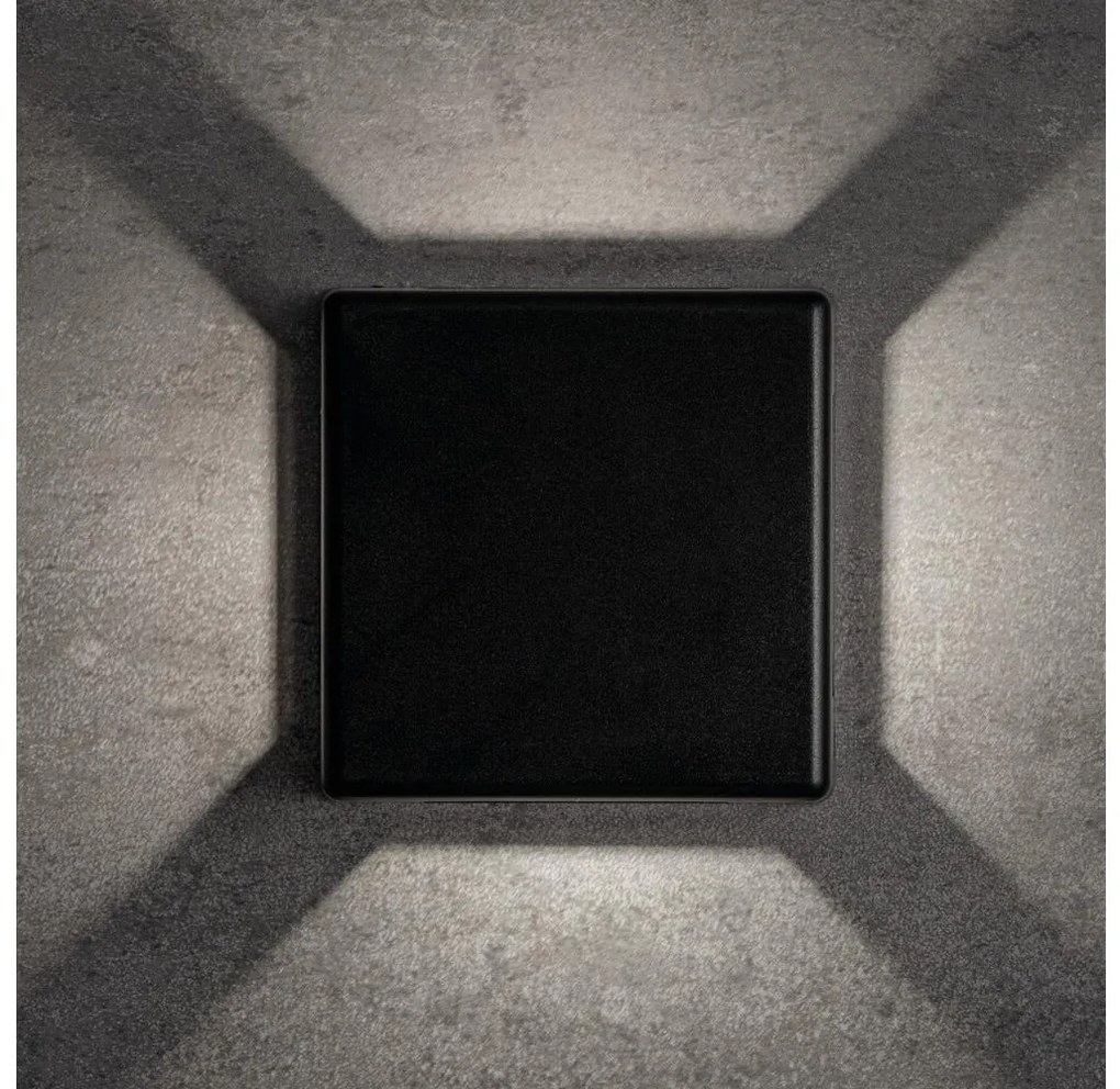 Kanlux 39182 - LED външен стенен осветител REFAZI LED/6W/230V IP54 черен