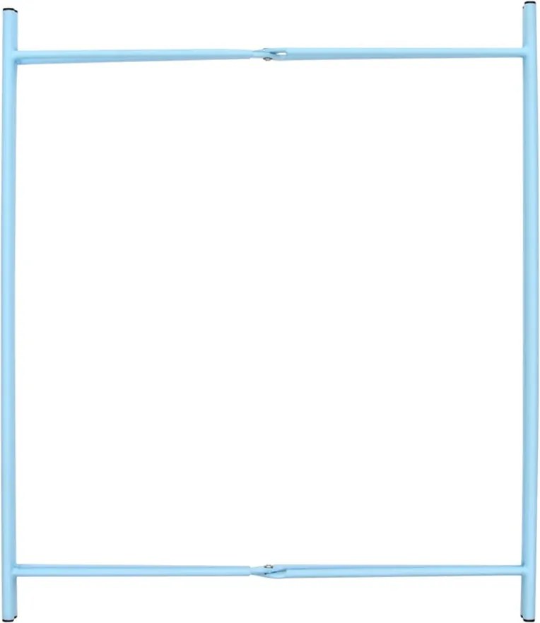 Стоманена сгъваема градинска маса в тюркоазен цвят , 46 x 46 x 52 cm - Esschert Design