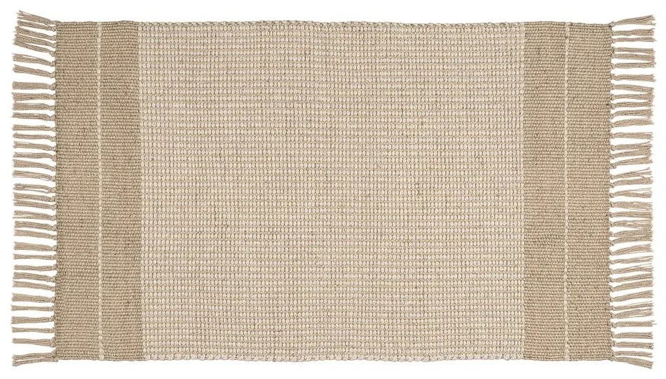 Бежова постелка за баня от юта Pica, 50 x 80 cm - Wenko