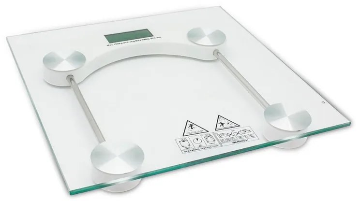 Кантар Rosberg R51650D, 180 кг, Дигитален, Стъкло