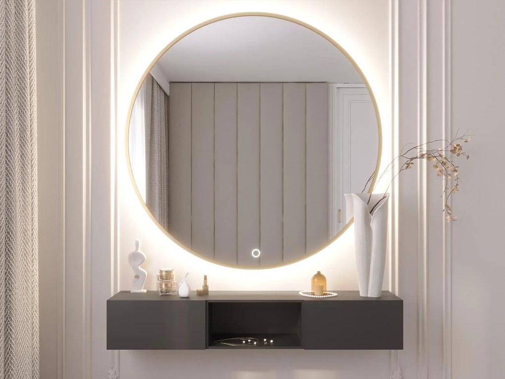 Огледало Bine A LED-Диаметър: 80 cm