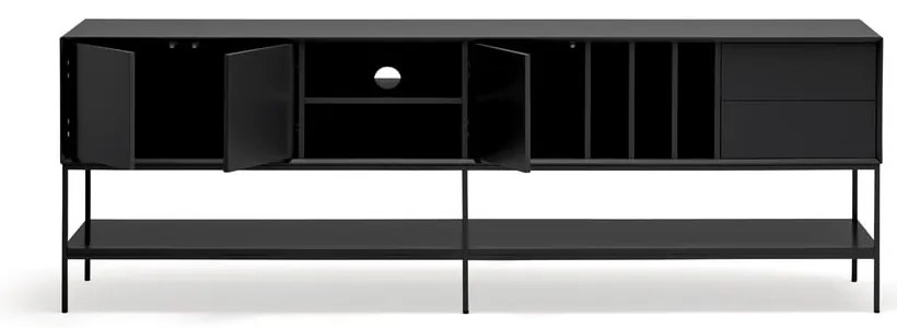 Черна маса за телевизор 220x74x45 cm Platt – Teulat