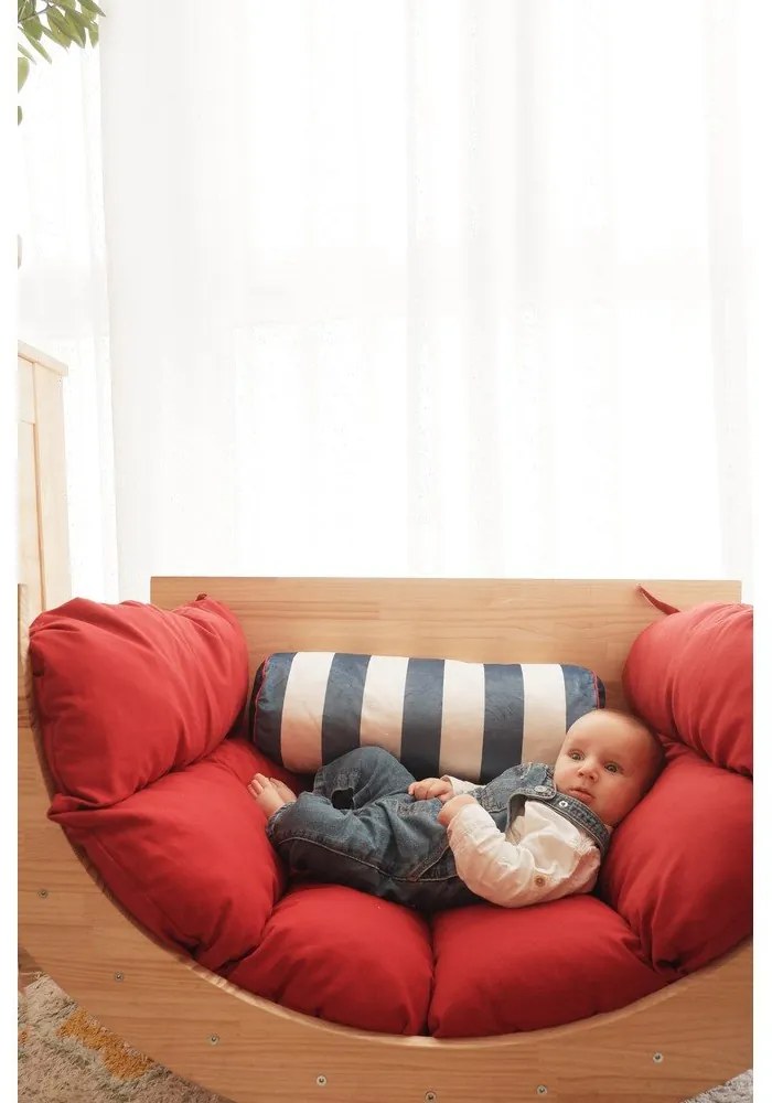 Кадифена детска възглавница Stripes – Playmobil