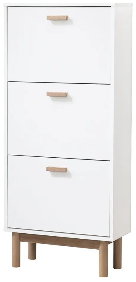 Бяла накланяща се стойка за обувки Melanie – Støraa