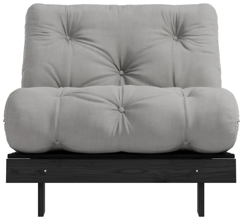 Сиво кресло Roots Black Night – Karup Design