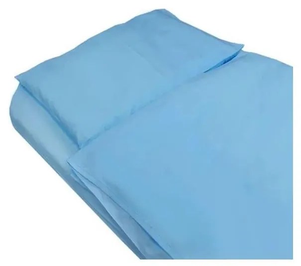 SkinPro Silver - Антибактериален калъф за завивка 100x135 см син