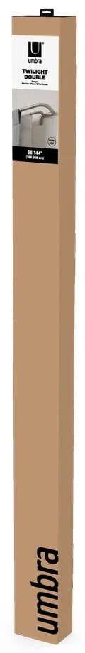 Стоманен разтегателен двоен корниз 213 - 365 cm Twilight – Umbra