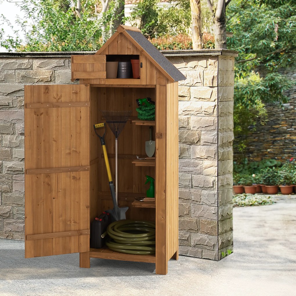 Tool shed Ottrott Garden Storage 179x77x54cm Fir Wood