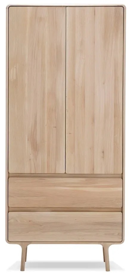 Дъбов гардероб 90x200 cm Fawn - Gazzda