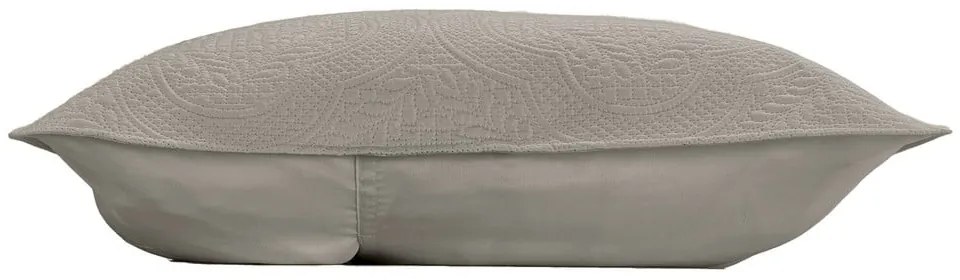 Сиво комплект шалте и калъфка за възглавница от микрофибър 240x260 cm Romane – douceur d'intérieur