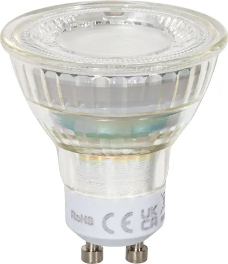 Комплект от 5 GU10 50mm LED крушки прозрачни 2.5W 450 lm 2700K