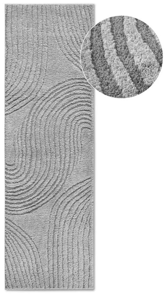 Сива пътека 80x240 cm Pigment Light Grey – Elle Decoration