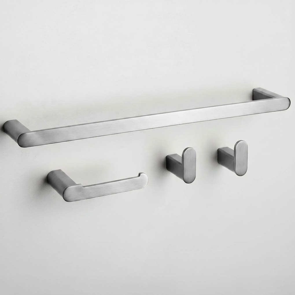 Комплект аксесоари за баня Mati Brush Nickel 4 части