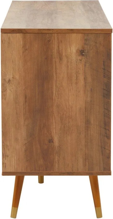 Скрин в тъмно естествен цвят 114x70x39 cm Frida – Premier Housewares