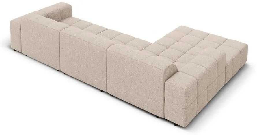 Бежов ъглов диван (ляв ъгъл) Chicago - Cosmopolitan Design