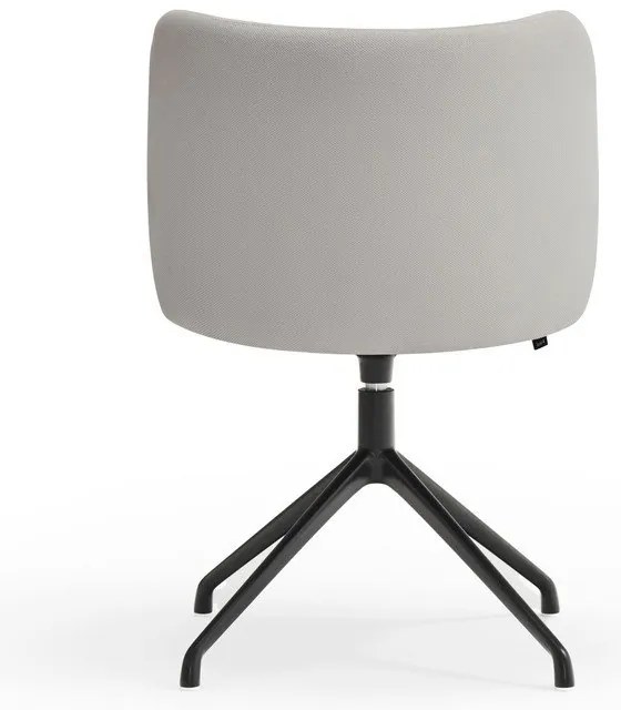 Светлосив тапициран трапезен стол Mogi – Teulat