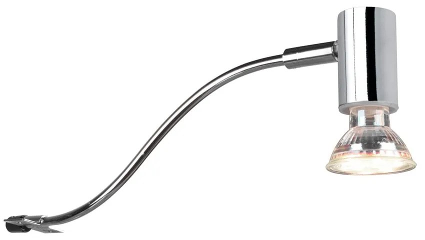 Стенна лампа в лъскаво-сребрист цвят (дължина 34 см) Giada - Trio