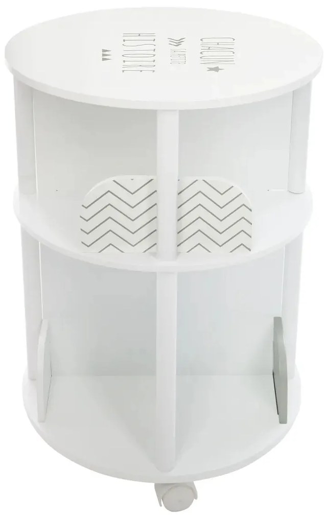 Детски въртящ шкаф за книги atmosphera, MDF - Сив