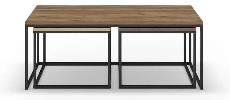 Масички за кафе в комплект от 3 броя в естествен цвят 60x110 cm Camelia - Marckeric