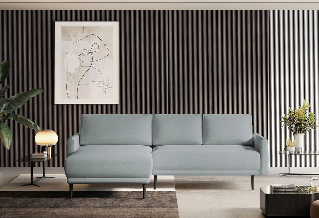 Ъглов диван Солас-сив-десен