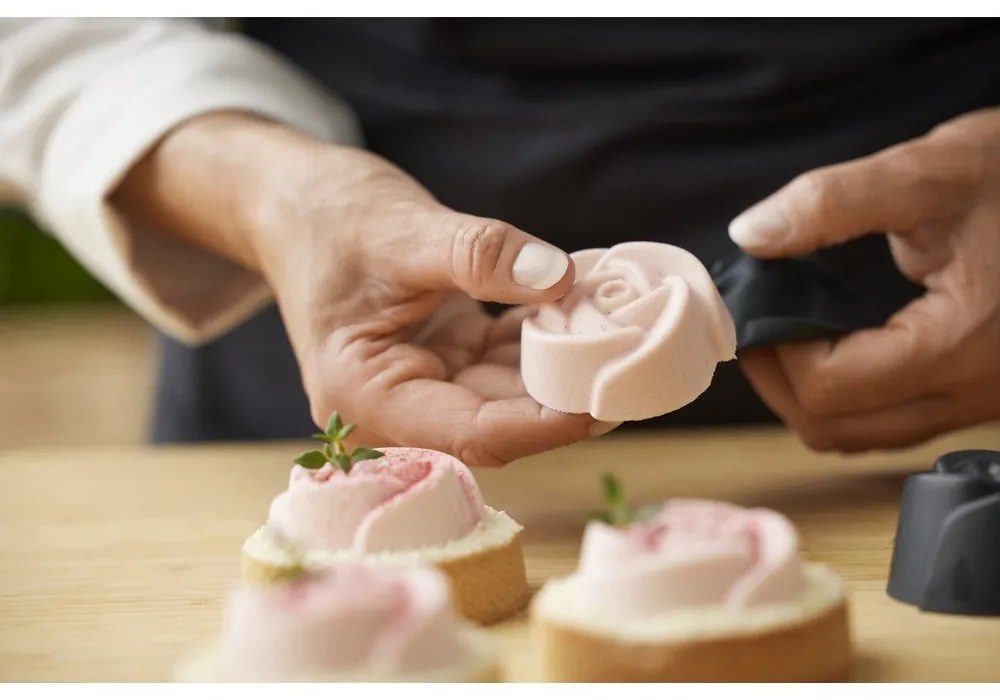 Силиконови форми за на мъфини 6 бр. ø 7 cm Rose – Blomsterbergs