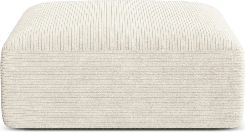 Бежова табуретка от рипсено кадифе Campi – Cosmopolitan Design