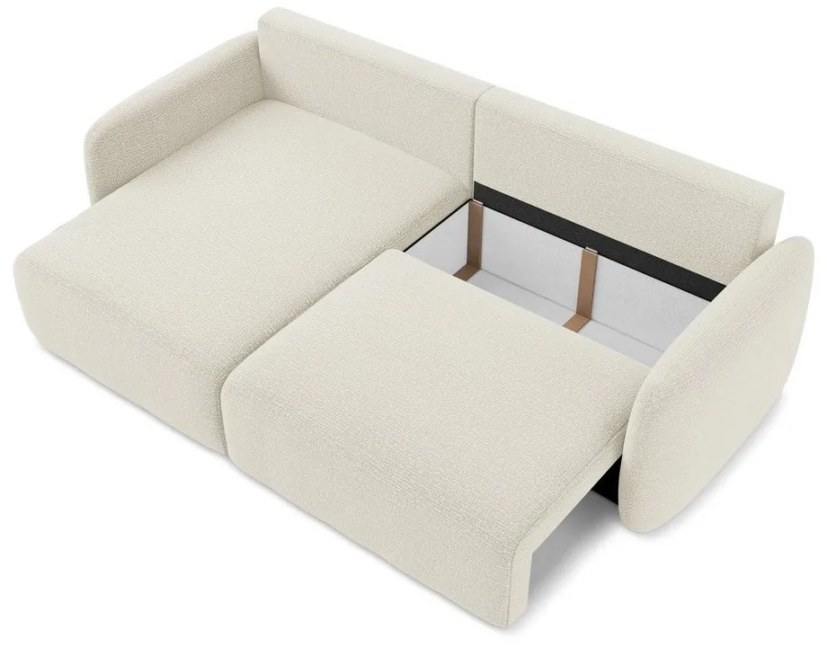 Разтегателен ъглов диван с място за съхранение (ляв ъгъл) Kalena – Makamii