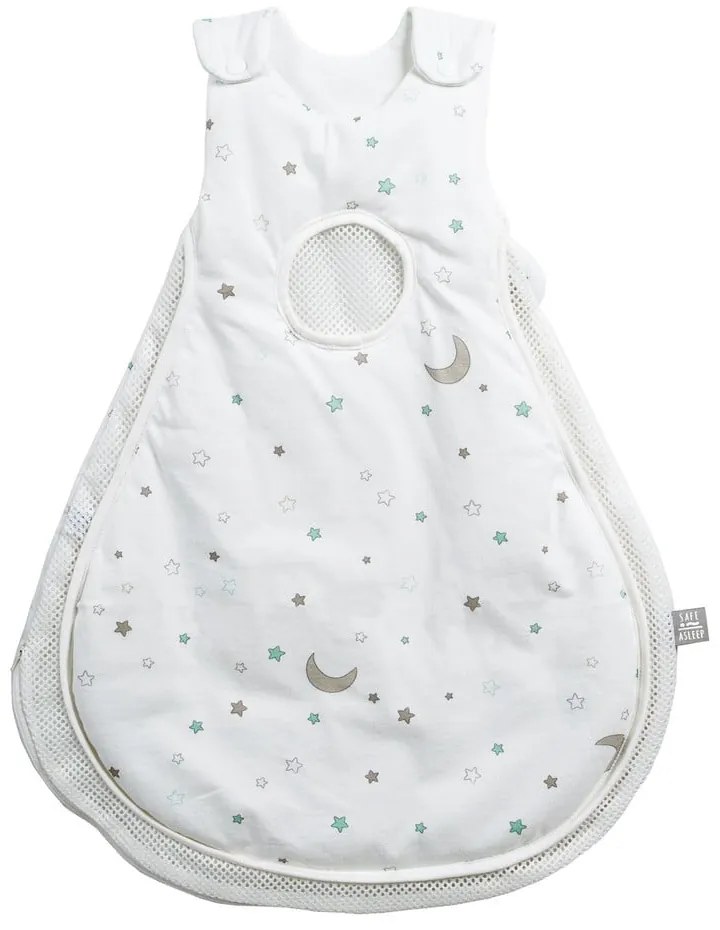 Бял/бежов памучен детски спален чувал 50x66 cm Sternenzauber – Roba