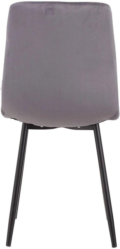 Кухненски стол Mona-Сив (4) парчета