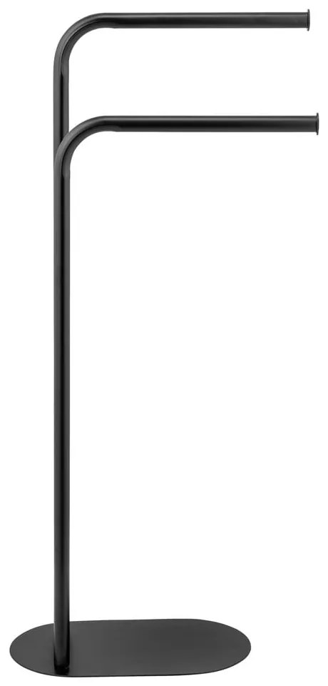 Черна стоманена стойка за кърпи Levante – Wenko