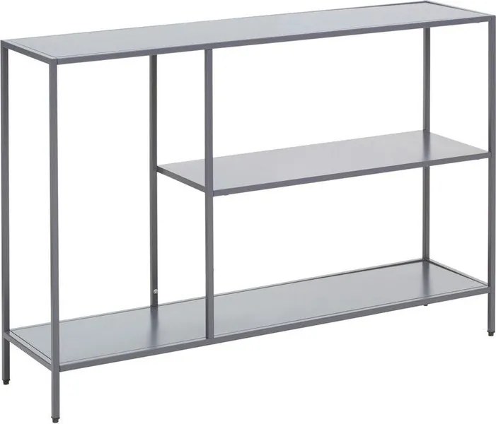 Сива стоманена конзолна маса 30x120 cm Acero – Premier Housewares