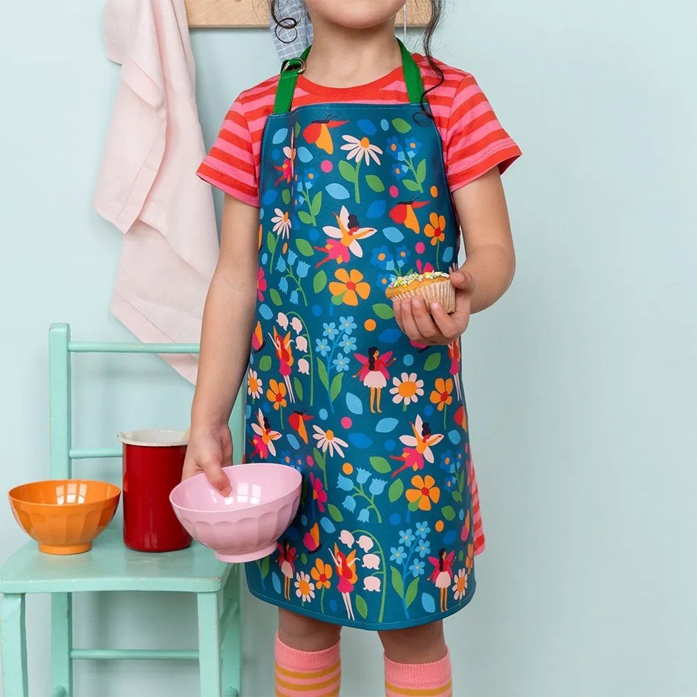 Памучна детска престилка Fairies in the Garden – Rex London