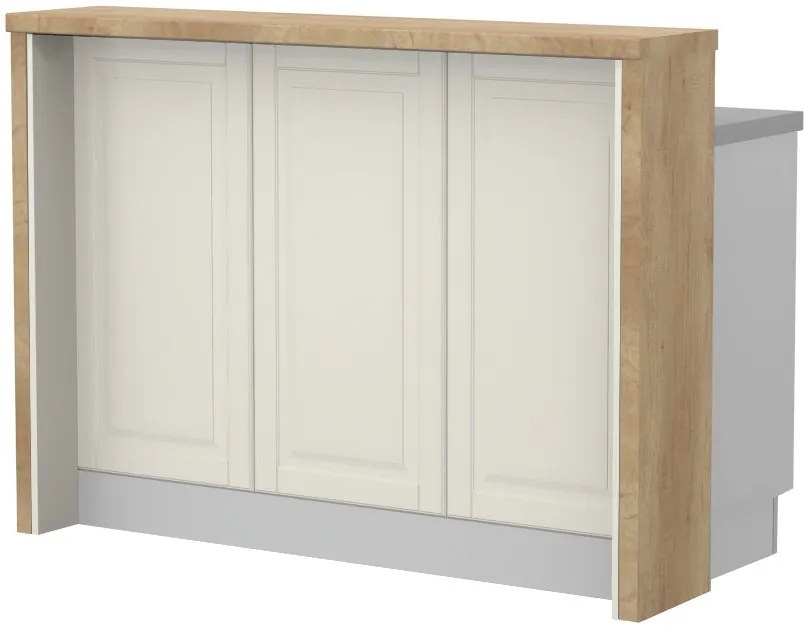 Бар Пейка Toscana-Length: 135 cm-Chromix Gray