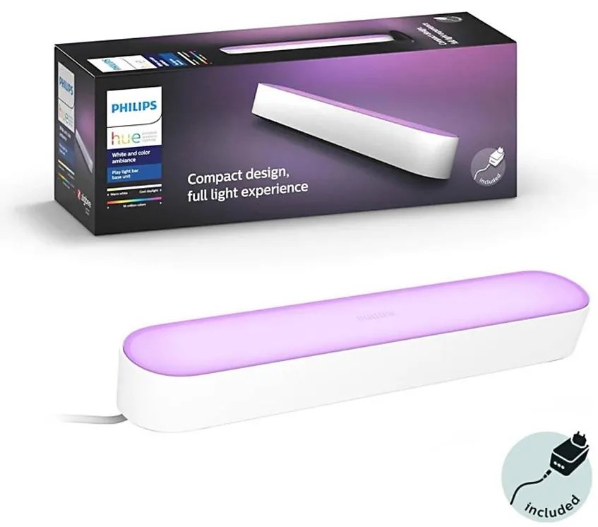 Philips Hue AMBIANCE LED 6W 230V RGB регулируема настолна лампа бяла