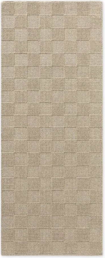 Бежова ръчно изработена вълнена пътека 80x200 cm Scala – Villeroy&Boch