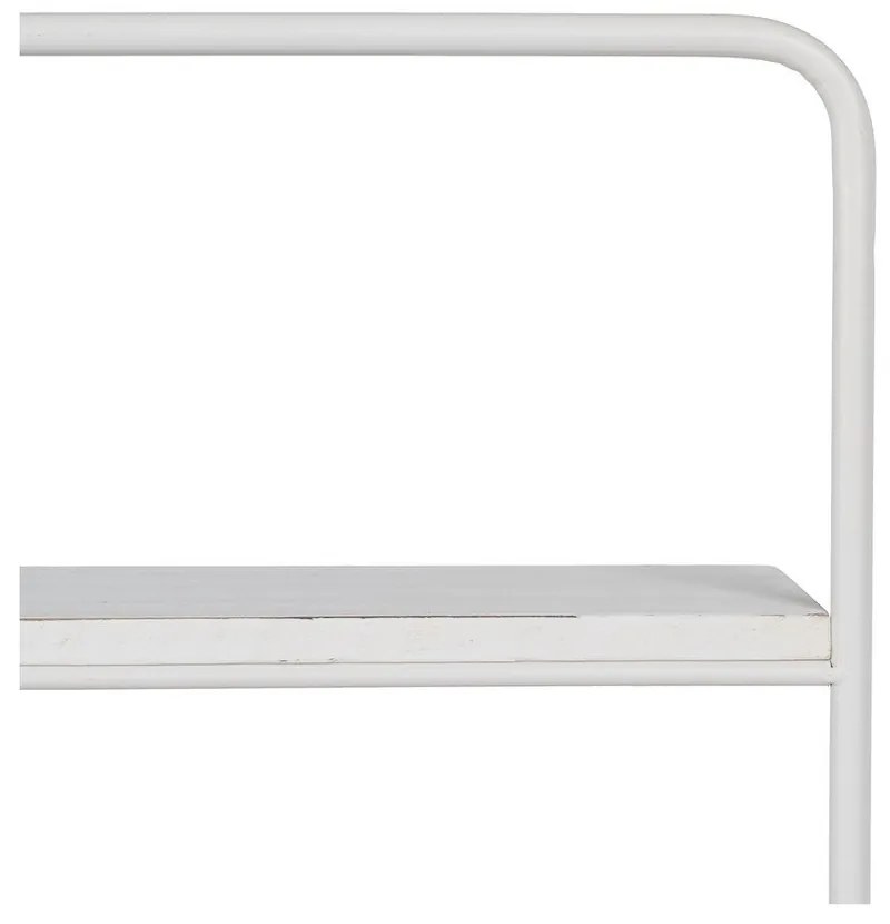 Бял на няколко нива метален стенен рафт 51 cm – Ixia