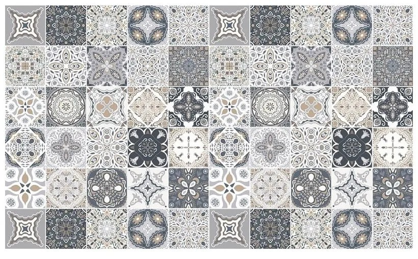 Комплект от 60 декоративни стикера за стена , 15 x 15 cm Fernando - Ambiance