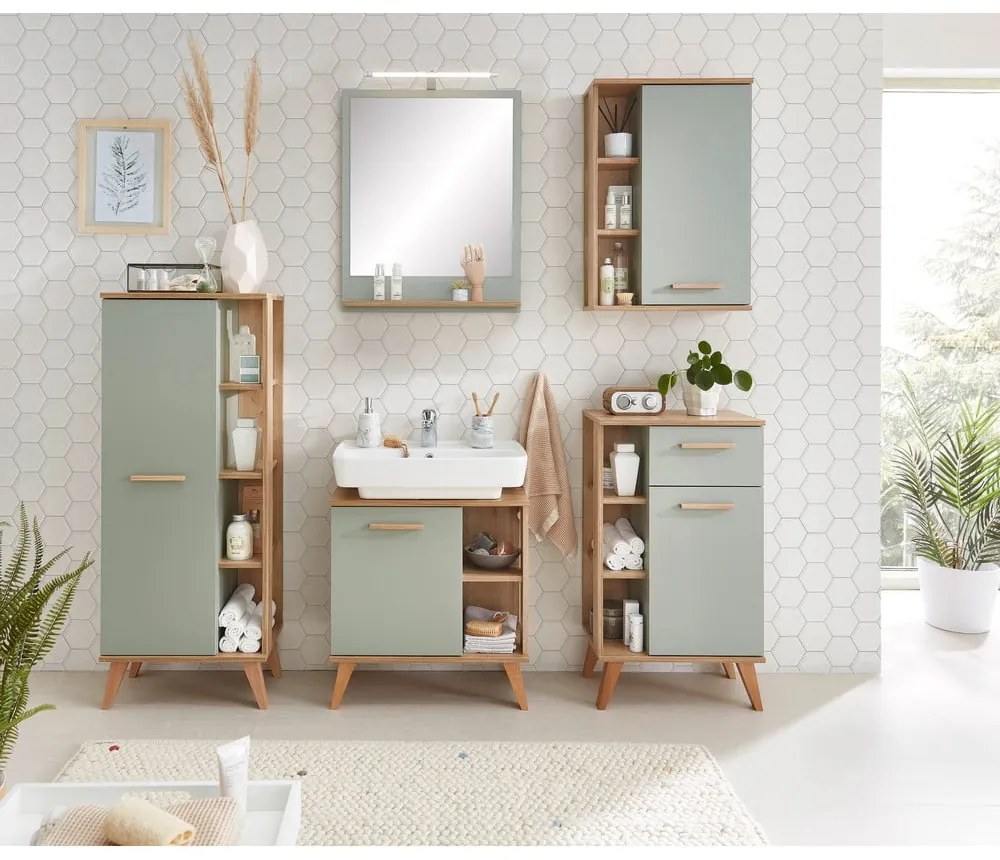 Стенно огледало с рафт 60x75 cm Set 963 - Pelipal