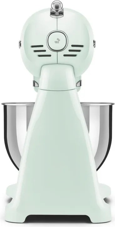 Планетарен миксер SMEG SMF03PGEU, 800 W, 4.8 л, 10 скорости, Функция за плавен старт, Крачета против хлъзгане, Пастелно зелен