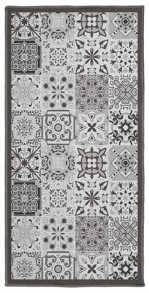 Сива пътека подходяща за пране 50x120 cm Persane – douceur d'intérieur