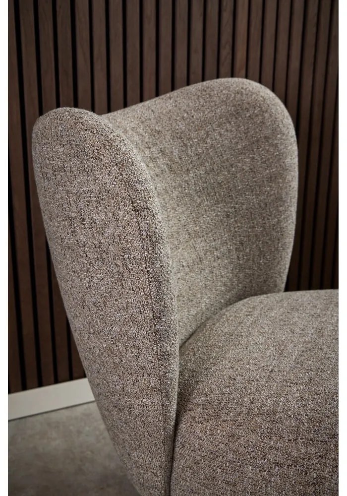 Бежово кресло от букле Elmont – Actona