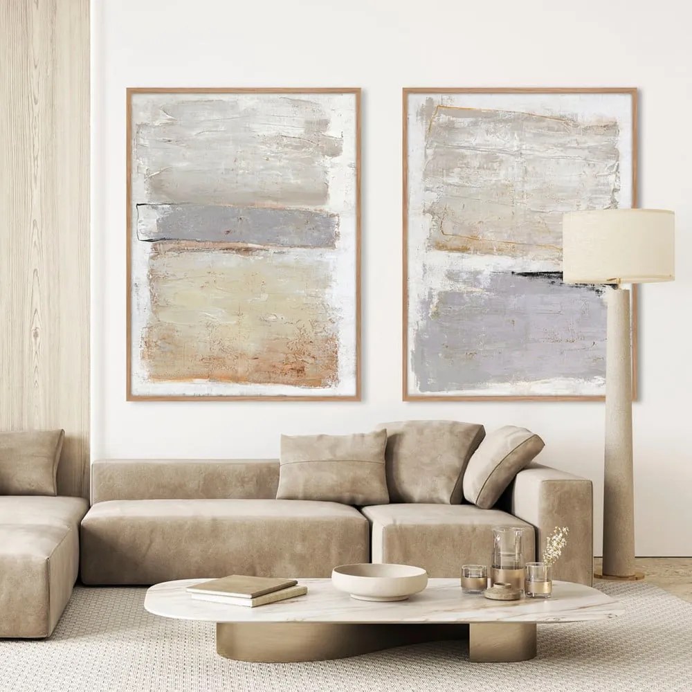 Ръчно рисувана картина 90x120 cm Scenario 2 – Malerifabrikken