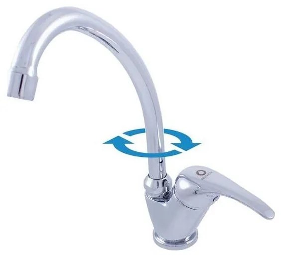 RAV Slezák SA006.0/1 - Смесител за мивка SAZAVA 26,1 см, лъскав хром