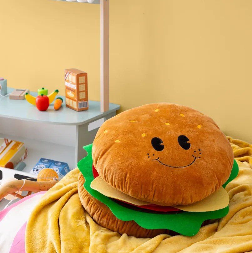 Детска плюшена играчка atmosphera Burger, Отделни части, 33 cm