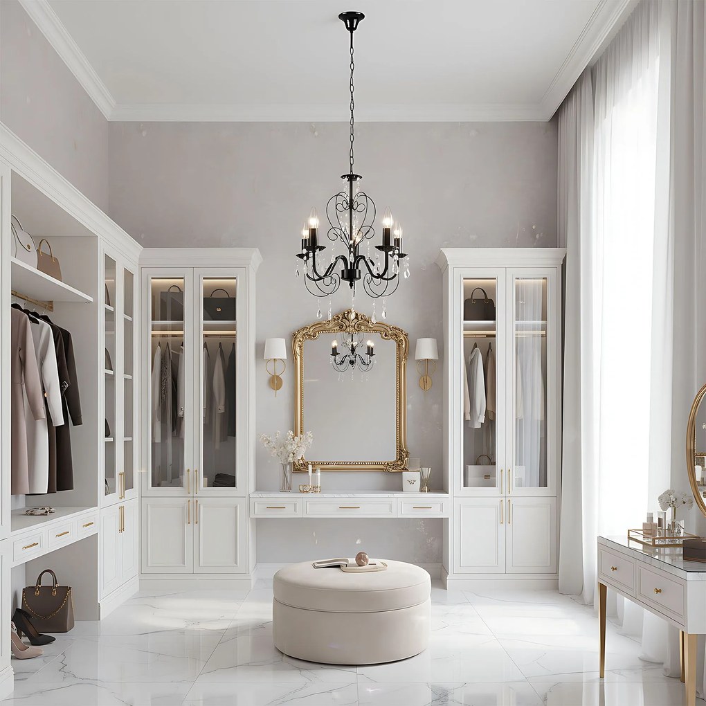 ЛАМПА EBT010-5CP BLACK