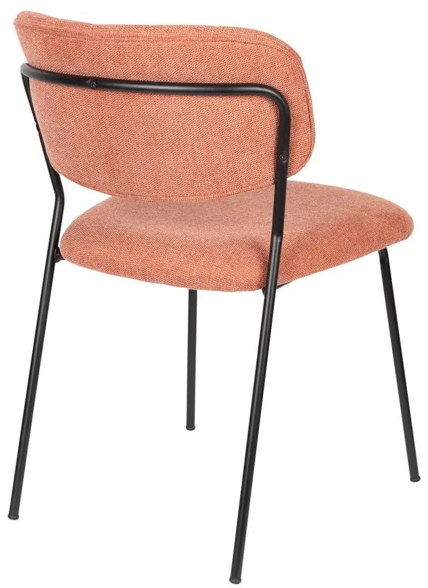 Трапезни столове в цвят сьомга в комплект от 2 броя Jolien - White Label