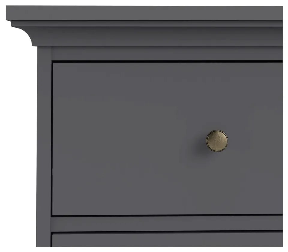 Сив нисък скрин 96x87 cm Paris – Tvilum